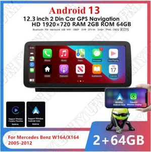 12.3'' 2GB+64GB Car Stereo Radio GPS Navi For Mercedes Benz W164 X164 2005-2012 - Picture 1 of 24