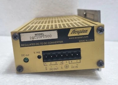 Acopian Power Supply Model 24C10FT500 | Acopian 24C10FT500 DC To DC Converter - Image 1 of 4
