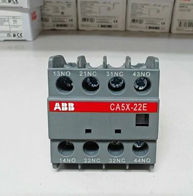 1pc ABB CA5X-22E Auxiliary Contact Block 1SBN019040R1022 Fast delivery - Image 1 of 3