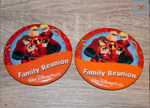 The Incredibles Disney Movie Pin Lot, Family Reunion at Disney World - Picture 1 of 4