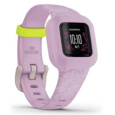 Garmin Vivofit Jr. 3 Fitness Tracker for Kids Junior 3 Lilac Floral - Bild 1 von 4