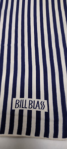 BILL BLASS Silk Scarf 90s Stripes & Stars Vintage Handrolled Nautical Gay Sailor