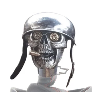 Skull Soldier Grip-Handcrafted Gear Knob Devil Skull Car Stick Shifter Handle - Photo 1 sur 8