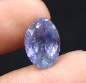 Piedra preciosa de tanzanita natural de corte ovalado de 4,75 quilates piedra de tanzanita suelta 12,5 x 8,5 mm - Imagen 1 de 4
