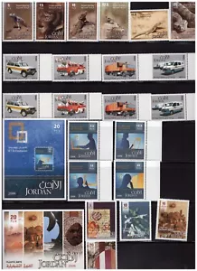 Collezione Francobolli Jordan, 2006-2007-2009 / 7 Set e 3 Fogli, MNH, Alto CV. - Foto 1 di 9