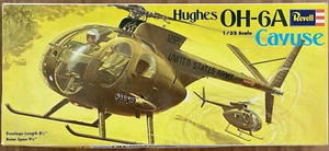 1/32 Revell OH-6A Cayuse / Hughes 500 helicopter model kit 1970s New open box - Picture 1 of 2