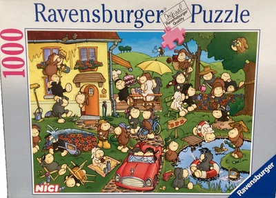 Ravensburger 1000pc The Family Gathering by Nici 2006 jigsaw puzzle Rare Vintage - Image 1 of 2