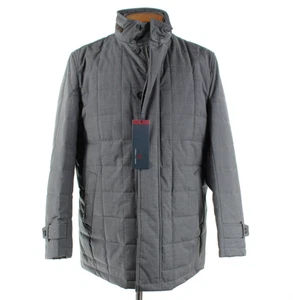 Cardinal of Canada NWD Wool Quilted Jacket w/ Hood Size XL (46-48 US) In Gray - Picture 1 of 16