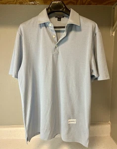 Camisa polo de golf Kirkland XL de manga corta con cuello verde claro lisa para hombre - Imagen 1 de 9