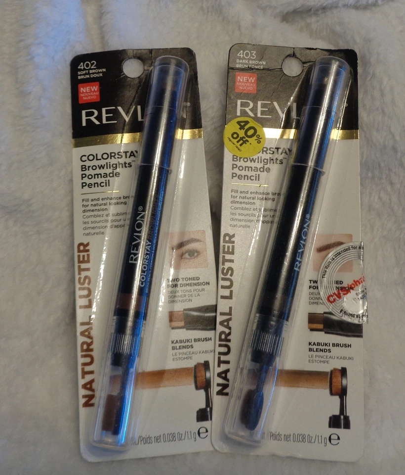 New Revlon Colorstay Browlights Pomade Pencil 0.038oz/1.1g Choose Your Shade - Image 1 of 1