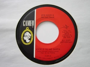 CHRISTMAS Bob Seger SOCK IT TO ME SANTA Florida Time CAMEO #444 Promo NM - Picture 1 of 2