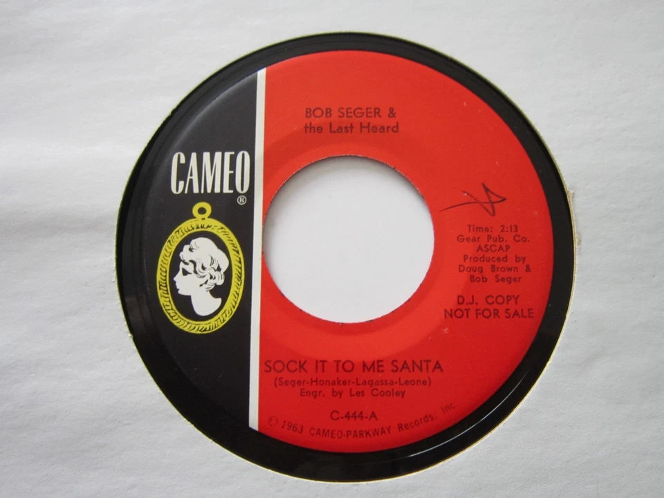 CHRISTMAS Bob Seger SOCK IT TO ME SANTA Florida Time CAMEO #444 Promo NM - Image 1 of 2