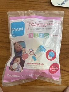 MAM Easy Start ANTI-COLIC Bottle 4.5oz STARTER Pacifier BPA Free NEWBORN New/Pkg - Picture 1 of 3