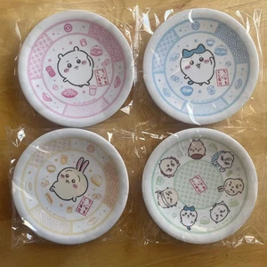 Chiikawa Kura Sushi Plate Complete Set of 4 Limited from Japan 2025 New FS - Picture 1 of 1