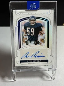 RON RIVERA 2024 NATIONAL TREASURES AUTOGRAPH HOLO SILVER AUTO /25 - Picture 1 of 3