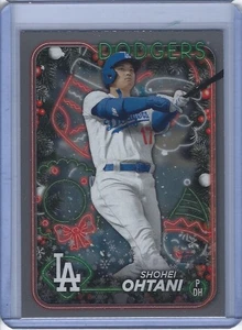 Topps Holiday Shohei Ohtani #1 Silver GIitter Parallel 2024  - Imagen 1 de 1