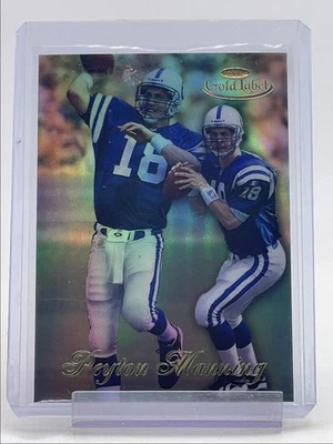 PEYTON MANNING 1998 TOPPS GOLD LABEL FOOTBALL ROOKIE COLTS RC Q2756 - Image 1 of 2