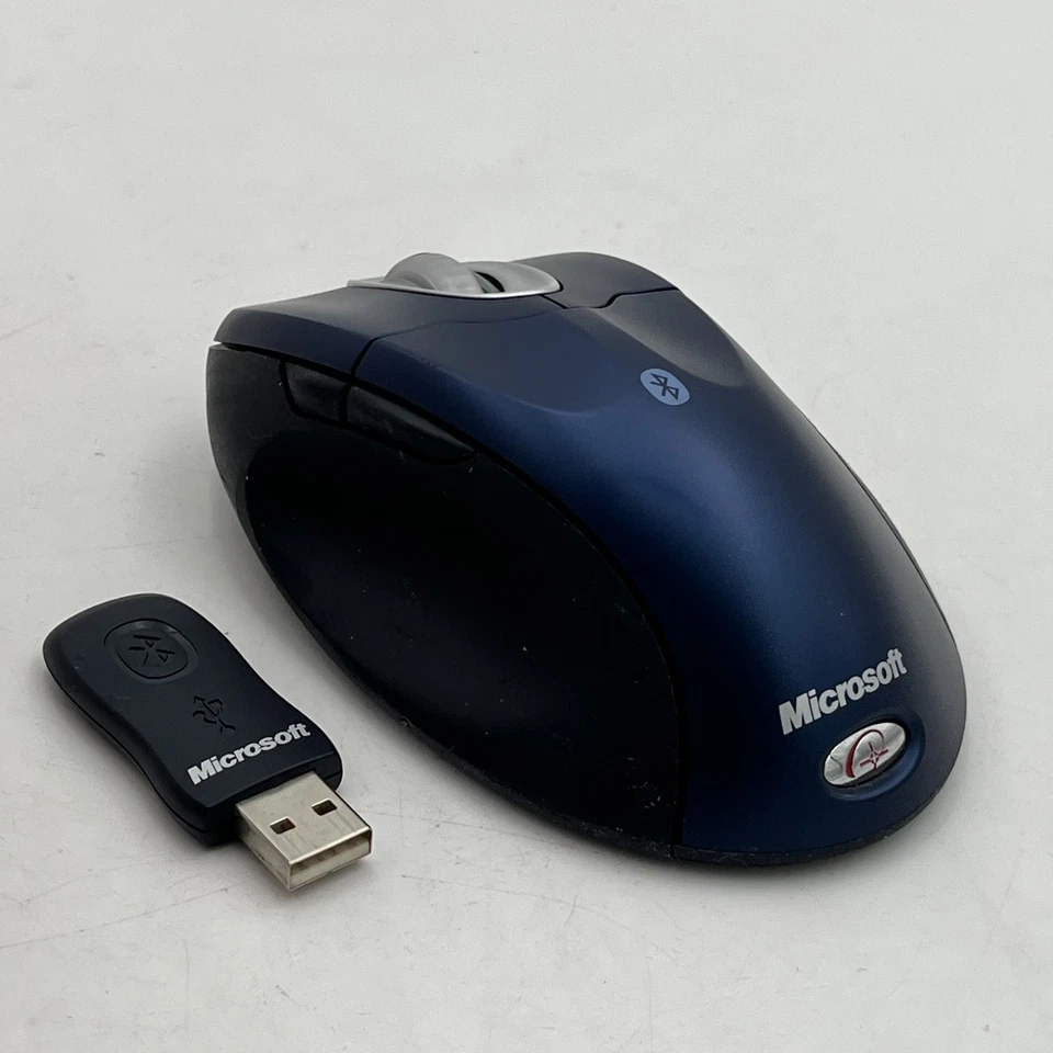 Microsoft Wireless Intellimouse Explorer for Bluetooth P/N X09 W/ Dongle - Image 1 of 4