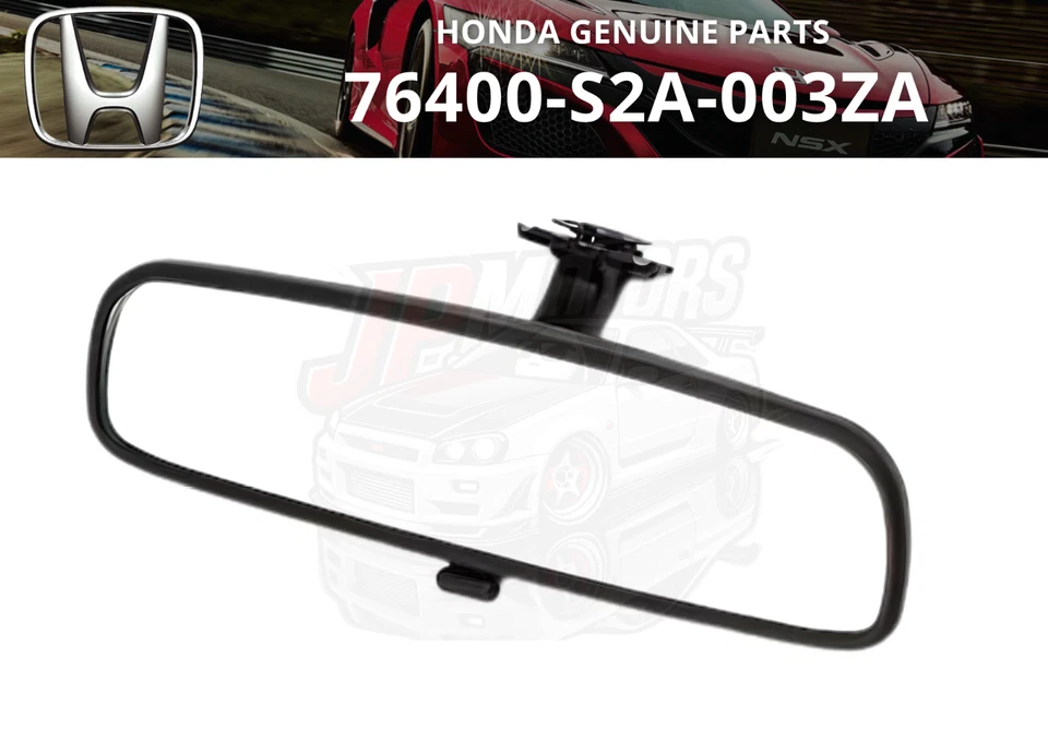 HONDA Genuine S2000 2000-09 Interior Rear View Mirror 76400-S2A-003ZA Japan New - Image 1 of 4