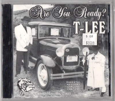 T-LEE Are You Ready CD SEALED Gangsta Rap G-Funk Texas Paper Chase Records 1999 — 第 1/2 张图片
