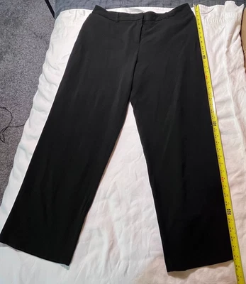 Pantalones de vestir de trabajo para mujer talla 16W talla 212 Collection vestido corto granero negro Foto 1 de 4