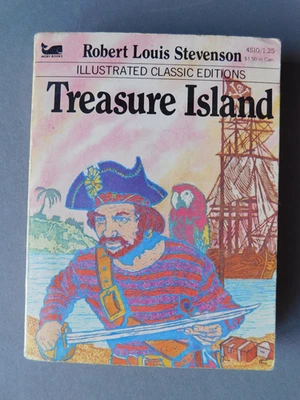 Treasure Island - by Stevenson - 1977 Illustrated Classic Editions - Moby books - Image 1 of 4