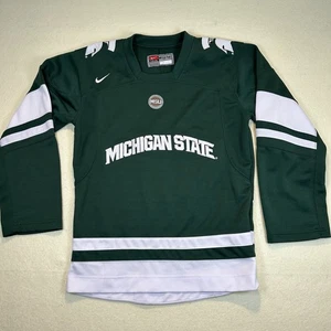 Nike Michigan State Spartans MSU Hockey Jersey Youth Size 8/10 - Picture 1 of 6