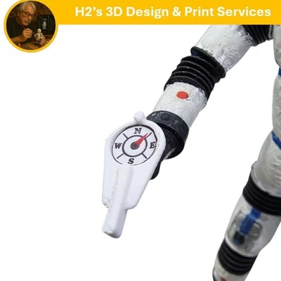 Acessório bússola Major Matt Mason Space Shelter Pak - Réplica - Imagem 1 de 4