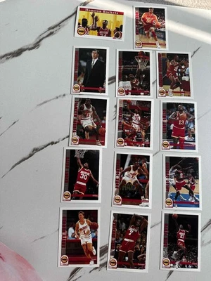 1992-93 NBA Hoops Houston Rockets Card Lot (14) – Otis Thorpe - Vintage Set - Image 1 of 3