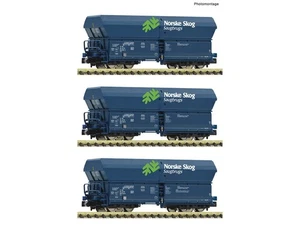 Fleischmann 6660089 N Gauge VTG Norske Skog Falns Self Discharge Hopper Set (3) - Picture 1 of 1