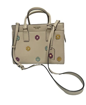 Cartera mediana Kate Spade Cameron con apliques de flores de pala Foto 1 de 4