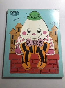 Vintage Playskool 'Humpty Dumpty' Wooden Puzzle 135-22 - 12 Pieces - Picture 1 of 2