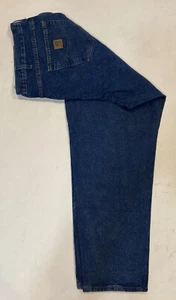 Carhartt Relax Fit 43 x 31 Denim Blue Jeans Traditional 5 Pockets 9 Loop Neu WT - Bild 1 von 11
