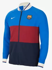 Nike FC Barcelona Full Zip Soccer Track Jacket CV9914-427 Men’s Small NEW $140 - Picture 1 of 11