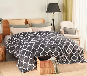 Soft Warm Micro Plush Flannel Blanket Fleece Throw Rug Sofa Couch Cover Bedding - Picture 1 of 52