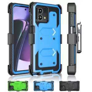 For Moto G Stylus/Power/G 5G 2024 Case +Screen Protector Holster Belt Clip Cover - Picture 1 of 18