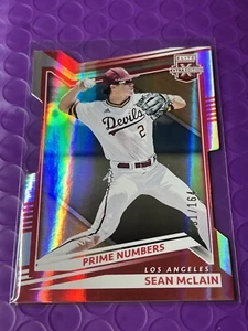 2022 Elite Extra Edition Base Prime Numbers C Die-Cut 2 #165 Sean McLain /164 - Picture 1 of 2