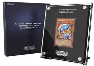 Sale KONAMI Yu-Gi-Oh Dark Magician Girl Stainless Steel Card English SDCC 24 - Picture 1 of 3