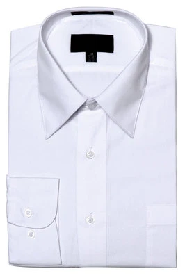 NEW Men's Regular Fit Long Sleeve Solid Color Dress Shirts - 19 Colors - Image 1 of 2