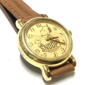 Snoopy 2022572 Analog Women Used In Retro Battery And Strap Replaced Peanuts Wat - Picture 1 of 5