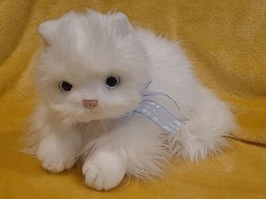 Ty Classic Azúcar Blanco Gato Persa 12" Peluche 2002 Ojos Azules Animal de Peluche - Imagen 1 de 12