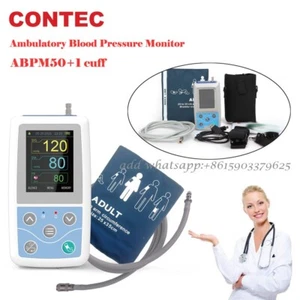 CONTEC CE FDA Automatic 24 Hours Arm Ambulatory Blood Pressure Adult ABPM50+SW - Picture 1 of 12