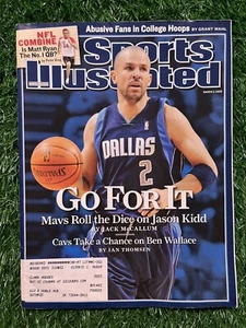 March 2008 Sports Illustrated Jason Kidd Dallas Mavericks Go For It - Picture 1 of 3