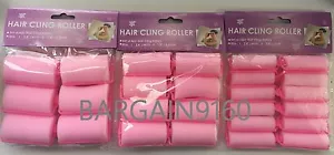 3 SIZES SOFT CUSHION  FOAM HAIR ROLLER CURLERS - Picture 1 of 8