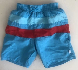 I Play Boy’s Kids Blue & Red Lined Swim Shorts Size XL 18-24 M Fast Shipping! - Picture 1 of 4