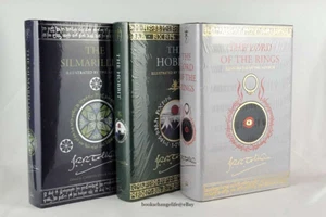 THE SILMARILLION, HOBBIT, LORD OF THE RINGS TRILOGY JRR Tolkien Deluxe *SEALED* - Picture 1 of 10