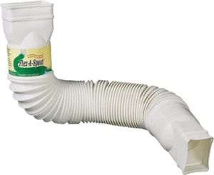 Amerimax 85010 Flexible Downspout Extension, White - Picture 1 of 1