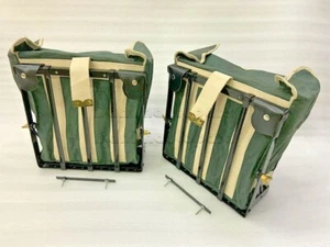 Par de alforjas laterales y portaequipajes para modelos BSA M20 - Imagen 1 de 9