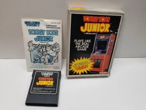 Donkey Kong Junior ColecoVision 1983 Nintendo CIB Complete in Box w/Manual - Picture 1 of 8