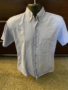 Pendleton Broadway Cloth Shirt Men's Size S Button Down Short Sleeve Wrinkle Res - Picture 1 of 6
